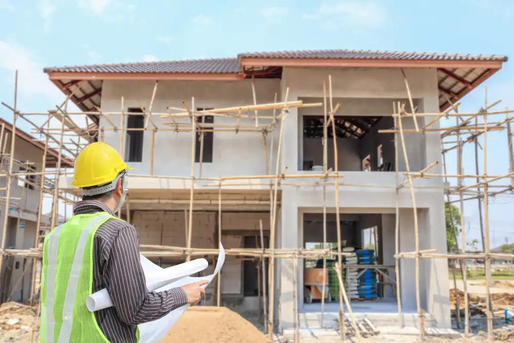 Construção residencial do zero com andaimes em Recife